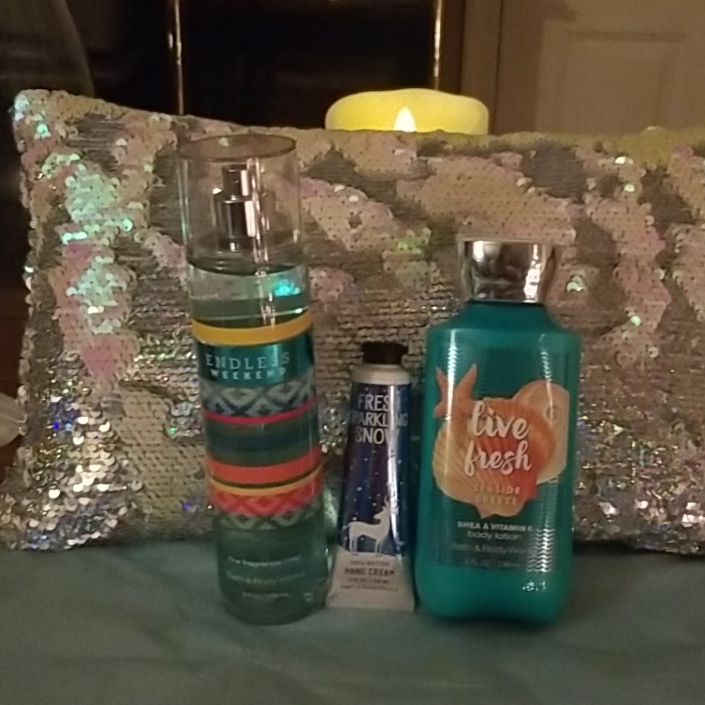 Fragrance mist, body lotion, hand cream